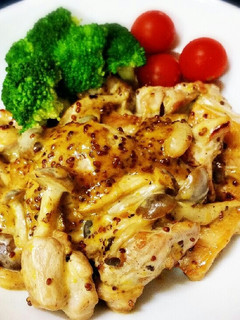 鶏肉のソテー☆ハニーマスタードマヨソース-レシピのメイン写真