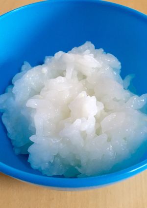残りご飯で簡単♪軟飯作り！離乳食にも-レシピのメイン写真