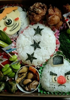 遠足☆簡単キャラ弁☆妖怪ウォッチ 一つ目-レシピのメイン写真