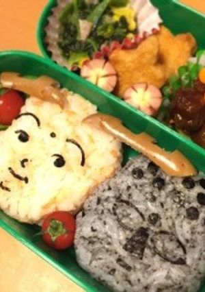 せんとくん & 大仏さんキャラ弁♪-レシピのメイン写真