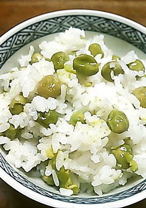 炊飯器のスイッチひとつ☆豆ご飯-レシピのメイン写真