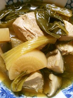 簡単!かつおと 大根 小松菜の和風煮-レシピのメイン写真