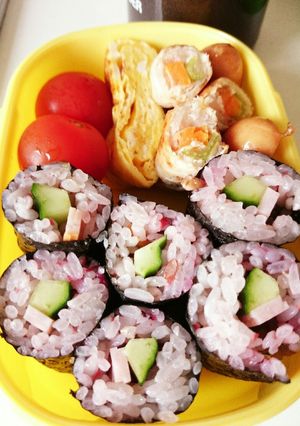 かっぱ巻き お酢のかわりに梅干しで-レシピのメイン写真
