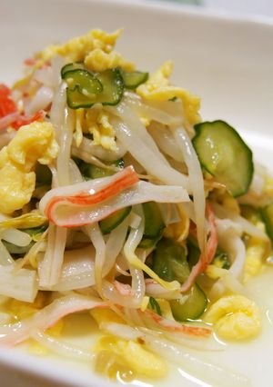 ◆シャキシャキもやしの中華サラダ♪◆-レシピのメイン写真