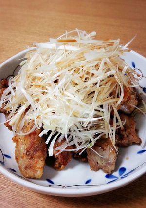 たっぷり白髪ネギの唐揚げポン酢がけ-レシピのメイン写真