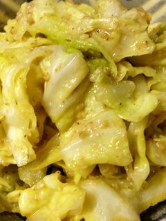 胡麻和えキャベツ—これとこれがあったなら-レシピのメイン写真