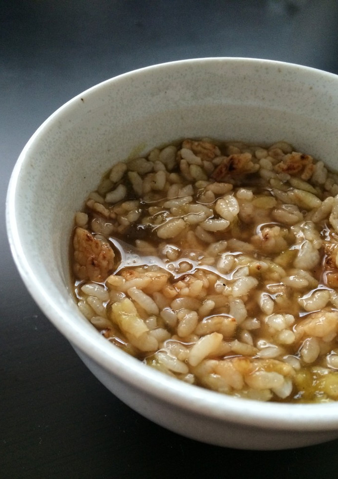 簡単夜食♪生海苔茶漬け-レシピのメイン写真