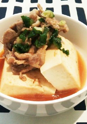 豆腐と豚肉のみ…とっても簡単『肉どうふ』-レシピのメイン写真