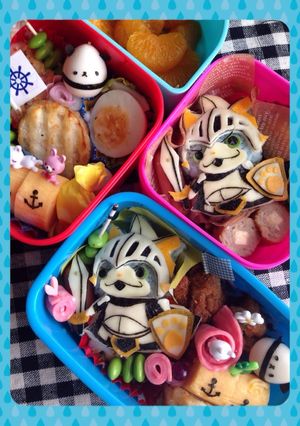 妖怪ウォッチよりニャン騎士♡キャラ弁♡-レシピのメイン写真