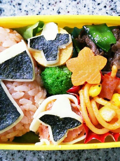 ニンニンジャー弁当!!-レシピのメイン写真