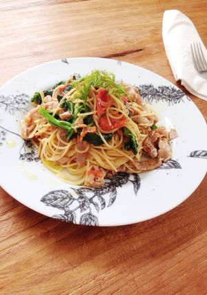 豚肉とプチヴェールのディル風味パスタ-レシピのメイン写真