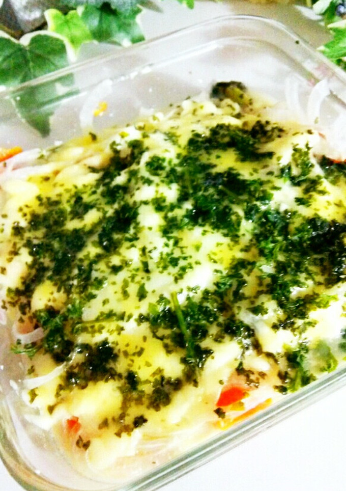 簡単☆玉ねぎと野菜のクリーム風グラタン-レシピのメイン写真