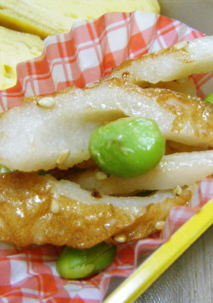 お弁当に♪ちくわと枝豆のマヨごま塩味-レシピのメイン写真