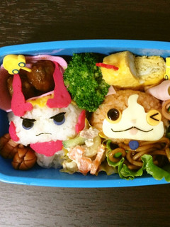 妖怪ウォッチ★ジバニャン&しゅらコマ-レシピのメイン写真