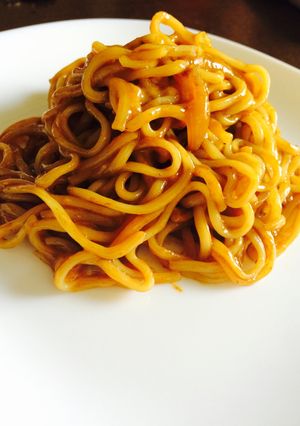 焼きそば?!なパスタ-レシピのメイン写真