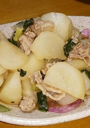 ☆かぶと豚肉の煮物☆-レシピのメイン写真