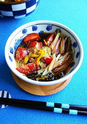 シャキシャキ☆サラダ感覚もずく酢!-レシピのメイン写真