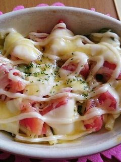 マカロニサラダをリメイク♪チーズマヨ焼き-レシピのメイン写真