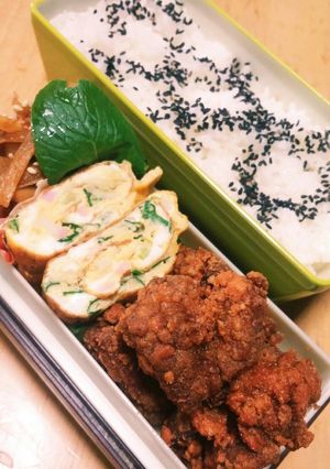 ☆鶏唐揚げ･きんぴら☆お弁当0522-レシピのメイン写真