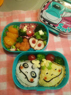 ツチノコ&ツチノコパンダ弁当-レシピのメイン写真