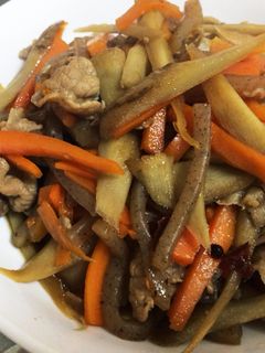 具沢山☆昔ながらのきんぴらごぼう-レシピのメイン写真