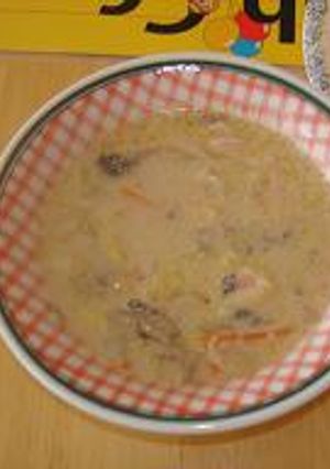 冷蔵庫整理に。豆乳スープ！-レシピのメイン写真