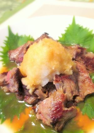 簡単！一口ステーキ☆たっぷりおろしポン酢-レシピのメイン写真