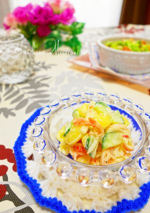 カニカマ入り✿マカロニサラダ-レシピのメイン写真
