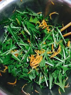 水菜の塩昆布和え-レシピのメイン写真