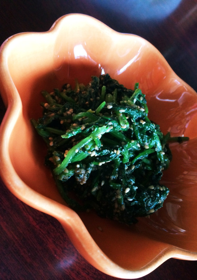 ほうれん草の胡麻和え-レシピのメイン写真