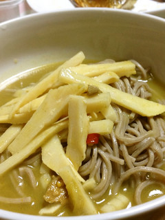 アサリとタケノコの洋風蕎麦-レシピのメイン写真