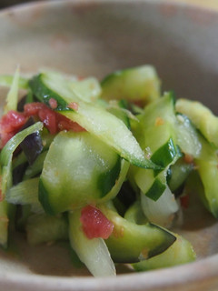 夏野菜の梅カツオ和え-レシピのメイン写真