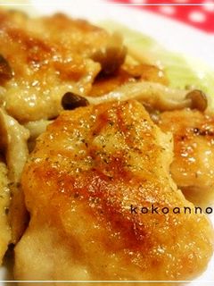 鶏肉としめじのガーリック炒め-レシピのメイン写真