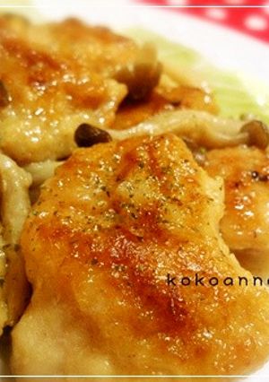 鶏肉としめじのガーリック炒め-レシピのメイン写真
