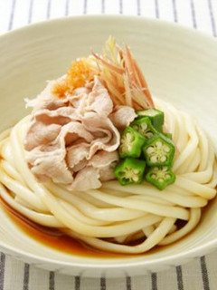 冷しゃぶのゆずぶっかけうどん-レシピのメイン写真