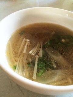 簡単★オクラとえのきの春雨スープ-レシピのメイン写真