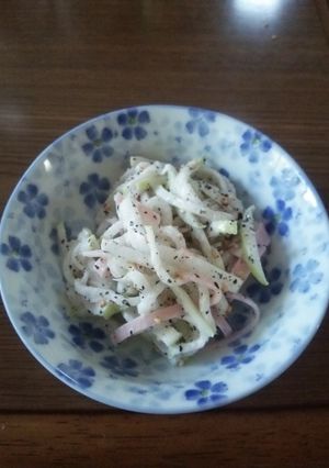 簡単♪大根のゴマヨーグルトサラダ♪-レシピのメイン写真