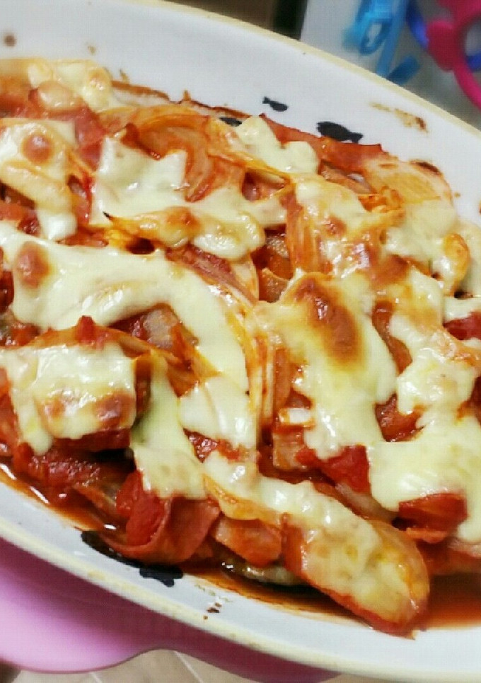 簡単なすのトマトソース焼き-レシピのメイン写真