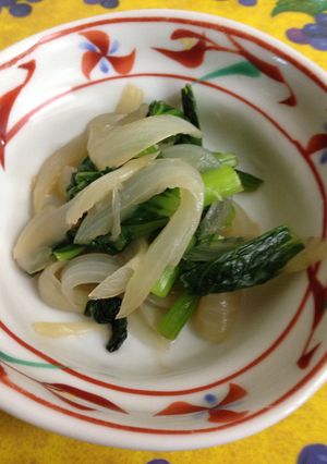 小松菜と玉ねぎの合わせ煮-レシピのメイン写真