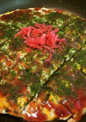 ご飯のおかずになるネギ焼き（お好み焼き）-レシピのメイン写真