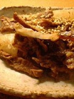 牛肉と梨の炒め煮・韓国風-レシピのメイン写真
