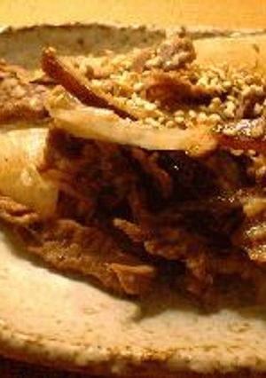牛肉と梨の炒め煮・韓国風-レシピのメイン写真