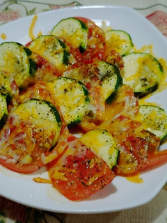 ズッキーニとトマトのチーズ焼き♪-レシピのメイン写真