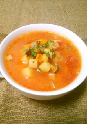 とってもおいしい　野菜だけミネストローネ-レシピのメイン写真