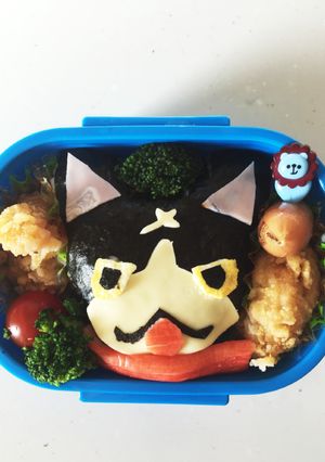 妖怪ウォッチ フユニャンのキャラ弁-レシピのメイン写真