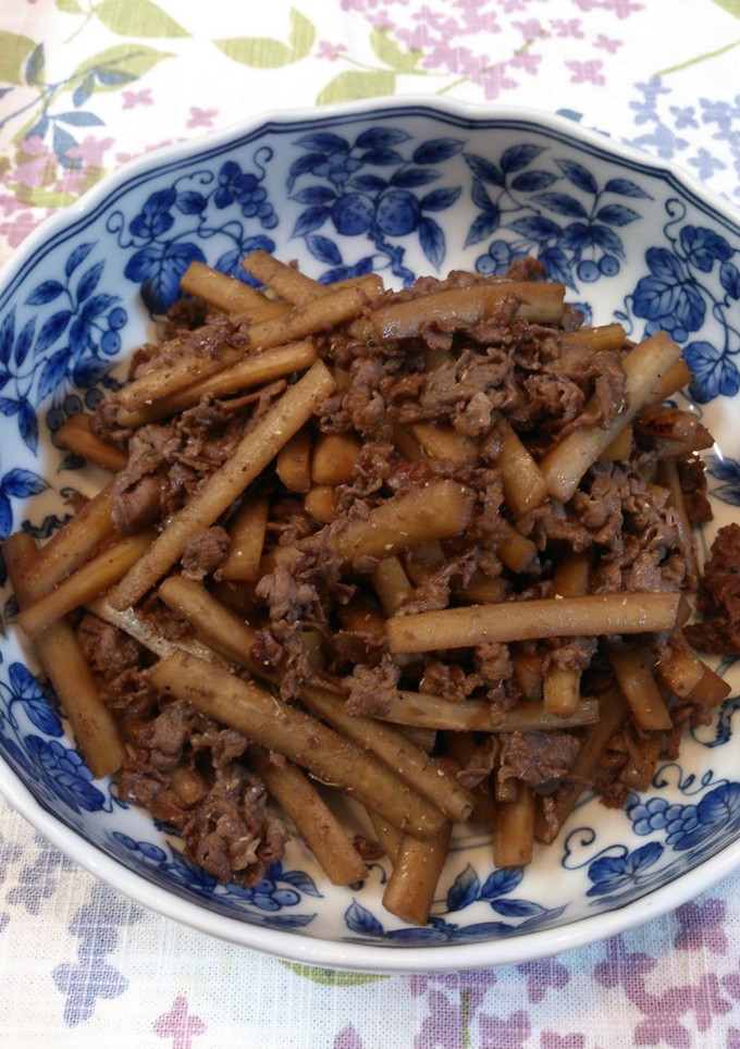 ♪牛肉とゴボウの佃煮風♪-レシピのメイン写真