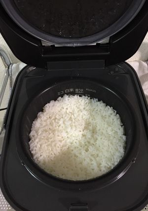 炊飯の水加減-レシピのメイン写真