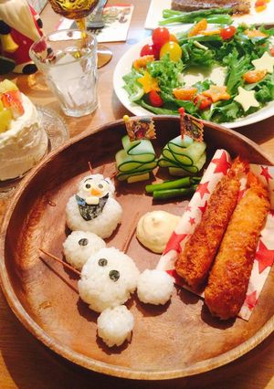 オラフご飯プレート-レシピのメイン写真
