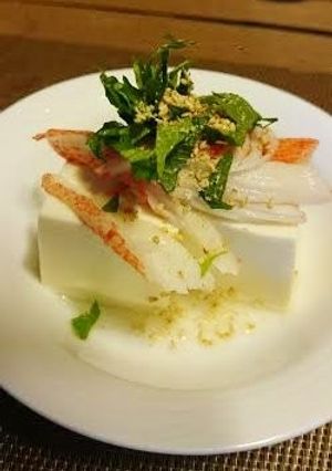 大葉かにかま冷奴-レシピのメイン写真