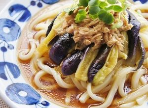 冷凍うどん＆レンジで茄子とツナの冷うどん-レシピのメイン写真